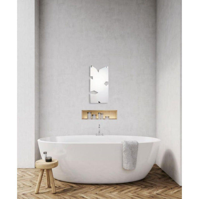 Maya Bath Moderno 12"x25" Wall Mounted Hardwired Electric Towel Warmer